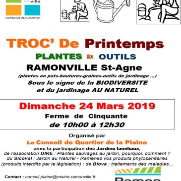 Troc de plantes à Ramonville
